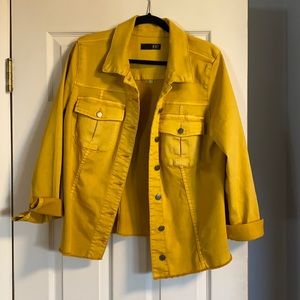 Jean Jacket mustard yellow!